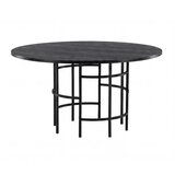 Venture Home Copenhagen okrugli blagovaonski stol ⌀140 cm, crni Slike