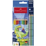 Faber_castell barvice grip dino 10+3