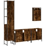  4-dijelni set kupaonskog namještaja boja hrasta drveni | shoptok.hr