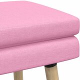  Klupa s dvostrukim slojem Ružičasta 60 x 40 x 46 cm Tkanina | Eponuda.com
