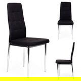 Modern Home Trpezarijske stolice set 4 kom Tami (DC858F-4 BLACK) | ePonuda.com