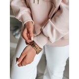 DStreet Bluza damska oversize z kapturem MINMIN LOVE różowa | Shoptok.si