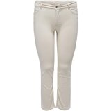 Only Carmakoma Kavbojke 'Alicia' ecru | Shoptok.si