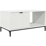 vidaXL Klubska miza Bela 90 x 49 x 46 cm Konstruiran les | Shoptok.si