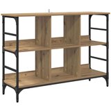 vidaXL Strani šal Rjava 102 x 32 x 73.5 cm Konstruiran les | Shoptok.si