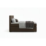 MID.YOU BOXSPRING POSTELJA 90 cm x 200 cm , tekstil, leseni material rjava | Shoptok.si