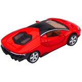  Sportski automobil Metalna vrata Otvaranje Svjetla Zvuči Crveno 1:32 | shoptok.hr