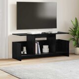 TV stalak Crni hrast 102 x 35 x 45 cm Konstruirano drvo | Eponuda.com