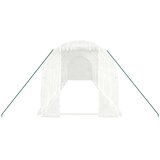  Rastlinjak z jeklenim okvirjem bel 20 m² 10x2x2 m | Shoptok.si