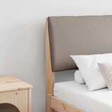  Tapecirani uzglavlje Sivo-smeđa 180 cm Čvrsto borovo drvo | shoptok.hr