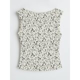 Sinsay Bluza bez rukava s cvjetnim printom | shoptok.hr