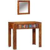 Toaletni stol Smeđa 90 x 45 x 75 cm Čvrsto drvo akacije | shoptok.hr