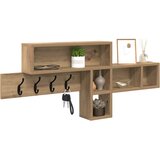  Vješalica za kapute na zidu Umjetnički hrast 100 x 12 x 43,5 cm | shoptok.hr