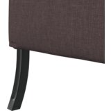  Sofa z visokim naslonom Temno rjava 109x56x121 cm Tkanina, (22094470) | Shoptok.si