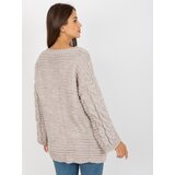 RUE PARIS Sweater-LC-SW-8044.06X-Light Beige | Shoptok.si