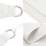  Jedro protiv sunca od tkanine Oxford pravokutno 2 x 5 m bijelo | shoptok.hr