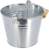 Tendance kanta s drvenom drškom 7 L galvanizirani čelik, siva | shoptok.hr