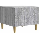 vidaXL Stolić za kavu Siva Sonoma 50 x 49 x 40 cm Konstruirano drvo - Siva Sonoma | shoptok.hr