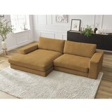Bobochic Paris Senf žuta kutna garnitura od samta (s lijevim kutom/s ležaljkom) Leonard – | shoptok.hr