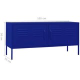 vidaXL TV ormarić modri 105 x 35 x 50 cm čelični | shoptok.hr