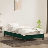  Okvir kreveta bez madraca tamnozeleni 100x210 cm baršun | Eponuda.com
