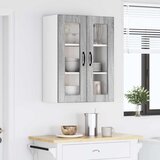  Zidni stakleni ormarić Siva Sonoma 60 x 31 x 80 cm | shoptok.hr