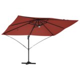  Kantilever Roma senčnik Rdeča in črna 352 x 251 x 265 cm, (5000045837) | Shoptok.si