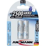 1x2 maxE NiMH rech.bat. 2500 Mignon AA 2400 mAh