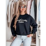 DStreet Bluza damska oversize z nadrukiem COOKIES granatowa | shoptok.hr
