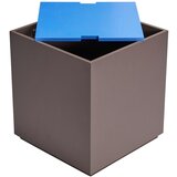 Hübsch Modra/temno siva skrinja iz masivnega jesena 40x45 cm Vault – | Shoptok.si