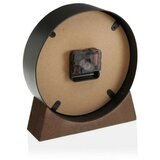  Galda pulkstenis Versa Crna Drvo MDF (20 x 20 x 6 cm) (Ø 20 cm) | shoptok.hr