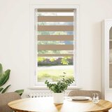 Zebra zavjesa Pješčano smeđa 55x150 cm Širina tkanine 50,9 cm Poliester | Shoptok.si