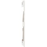  Zidno uzglavlje bijelo 127,5x3x60 cm od masivne borovine | shoptok.hr
