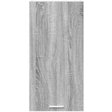 vidaXL Viseča omarica z vrati Riga Siva Sonoma in bela 40 x 31 x 80 cm | Shoptok.si