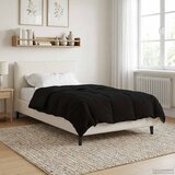 Puni pokrivač za cijelu godinu Crna 140 x 200 cm Mikrovlakna | Eponuda.com