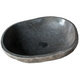 Astor Tree Nasadni umivaonik (Š x D: 45 x 35 cm, Riječni kamen, Siva) | shoptok.hr