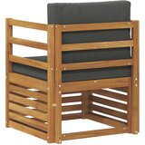  Set vanjskih sofa Čvrsto drvo akacije i poliester | shoptok.hr