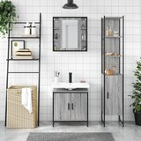  3-dijelni set kupaonskih ormarića boja hrasta sonome drveni | shoptok.hr