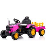  Dečiji traktor sa prikolicom i daljinskim roze | Eponuda.com