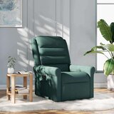  Naslanjač iz temno zelenega blaga, (21824755) | Shoptok.si