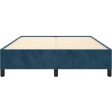  Okvir za krevet bez madraca tamnoplavi 140x190 cm baršunasti | shoptok.hr