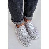 S. BARSKI Suede Patterned Sports Shoes On Platform With Glitter D&A | Shoptok.si
