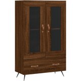 Maison Chic Visoka omara - Komoda - Predalnik rjavi hrast 69,5x31x115 cm inženirski les, (21721885) Cene