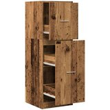 vidaXL Lekarniška omara starinski les 40x41x118 cm inženirski les | Shoptok.si