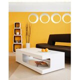 Livetastic Klubska Miza Glanz, Bela | Shoptok.si