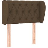  Uzglavlje s ušima tamnosmeđe 83x23x78/88 cm od tkanine | Eponuda.com