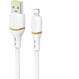 Dudao USB-A NA LIGHTNING KABEL 30W 1M ZA IPHONE 11 12 13 14 15 MEHKA PLETENA PLETENINA, (5000259807) | Shoptok.si