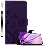 Cadorabo Huawei P40 v klasična temno modra - ovitek v cvetličnem dizajnu z magnetnim zapiranjem, stoječo funkcijo in režami za kartice, (20562607) | Shoptok.si