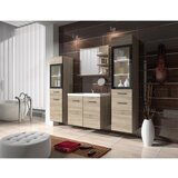 P & B kopalnica madrit, barva hrasta, led, 5-Delno | Shoptok.si