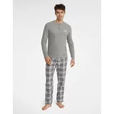 Henderson Usher Pajamas 40946-90X Grey Melange Gray Melange